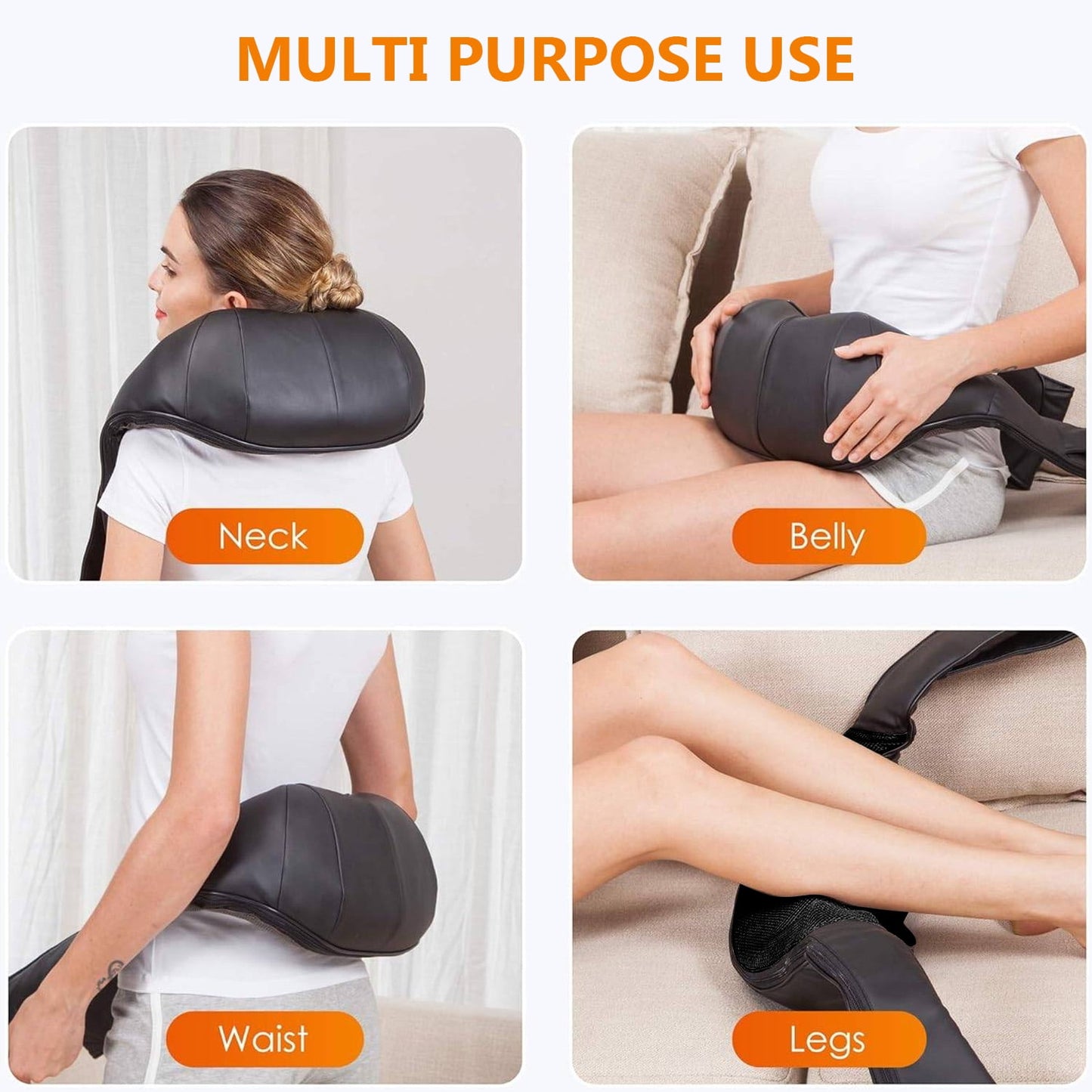 Back Shoulder and Neck Massager with Heat, Gifts for Men Women