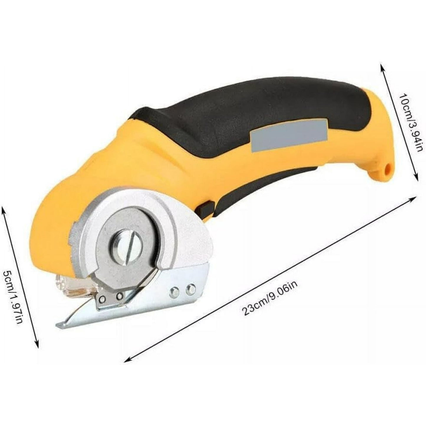 Cordless Electric Box Cardboard Cutter - Rechargeable Power Rotary Blade Cutting Scissor - Heavy Duty Automatic Sewing Scissors Shredder Tool - Chop Carton Boxes Card Board Fabric Carpet Rug Cutters