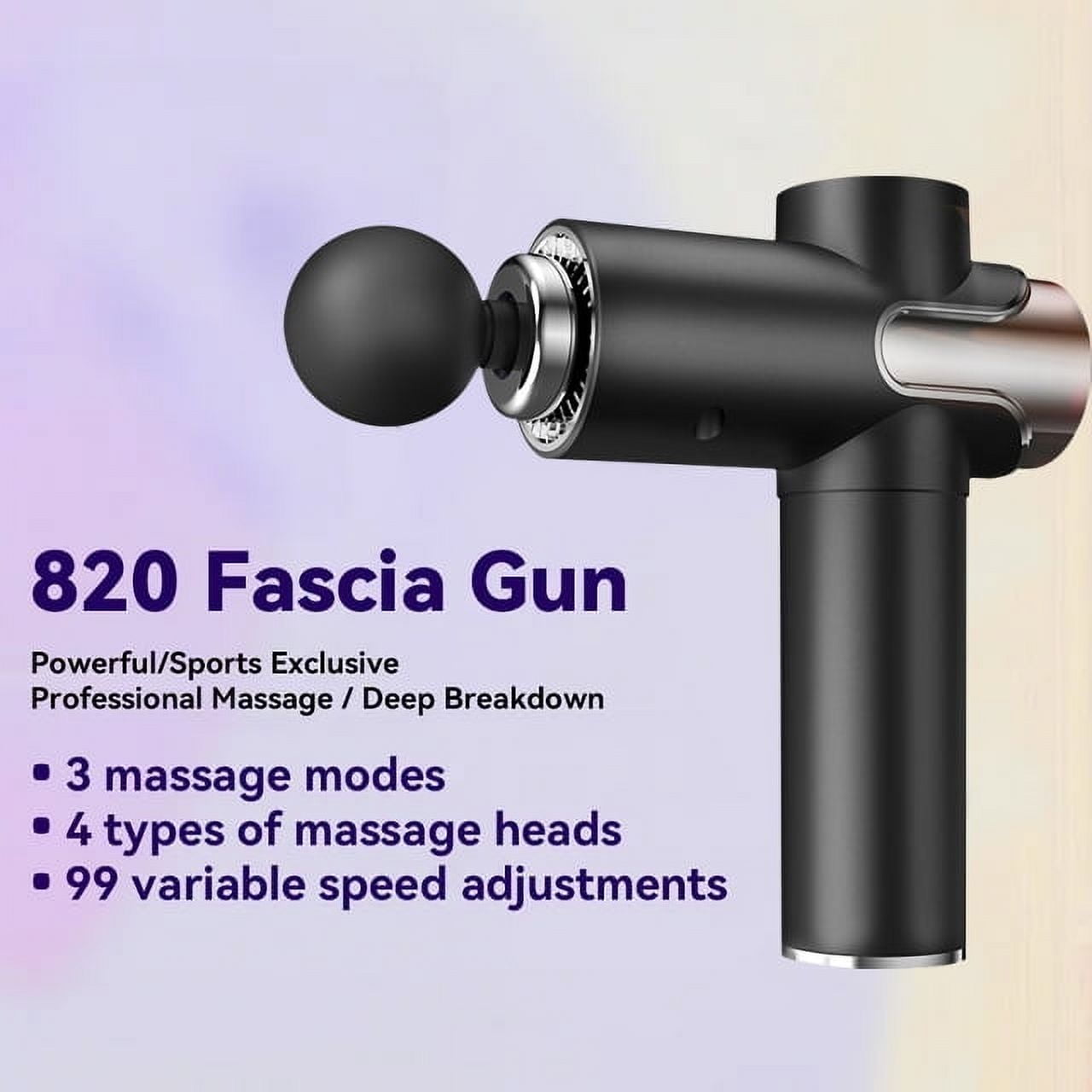 AARTVARK TEES Massage Gun, Deep Relaxing Muscle Massage for Pain Relief, Mini LCD 99 Speed Fascia Gun