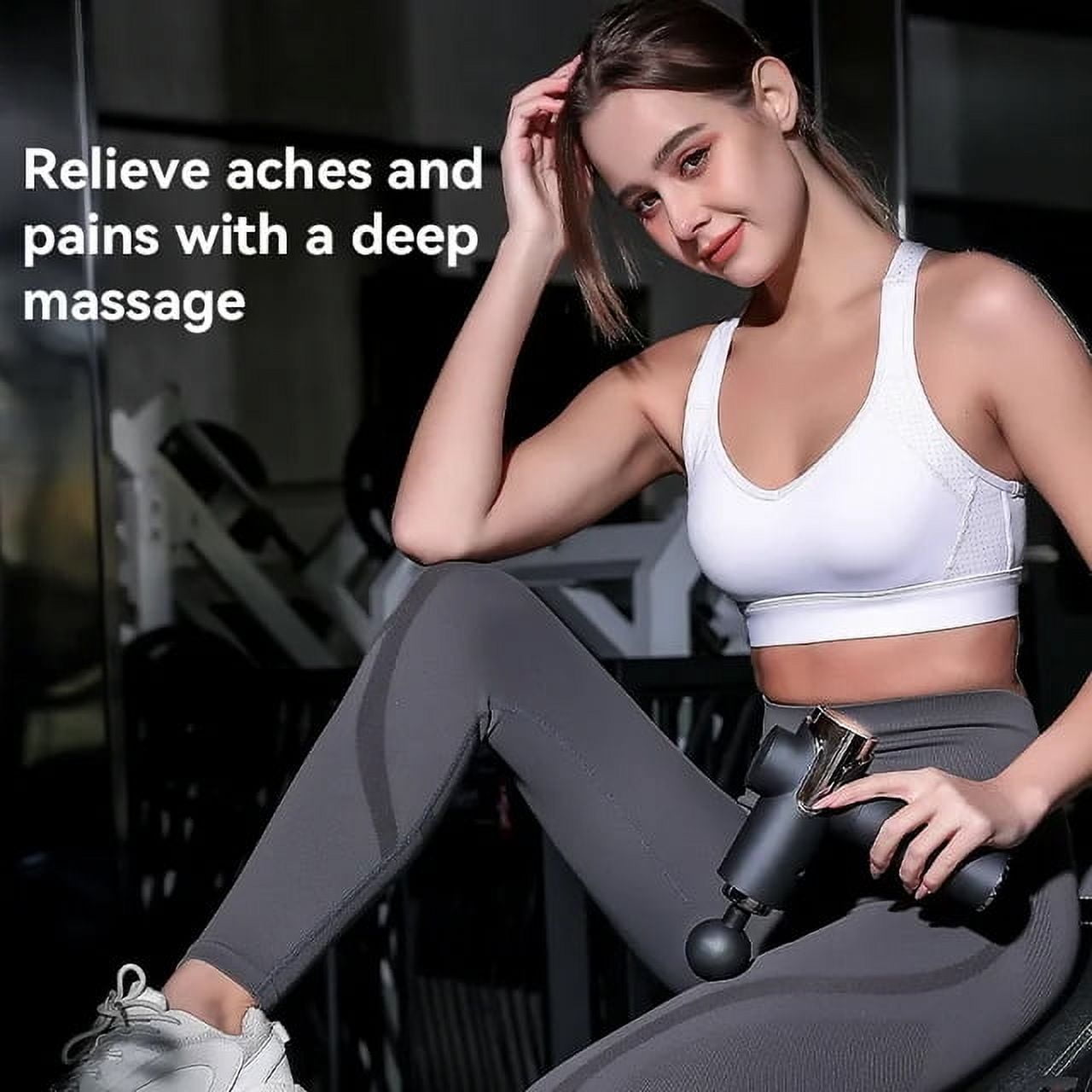 AARTVARK TEES Massage Gun, Deep Relaxing Muscle Massage for Pain Relief, Mini LCD 99 Speed Fascia Gun
