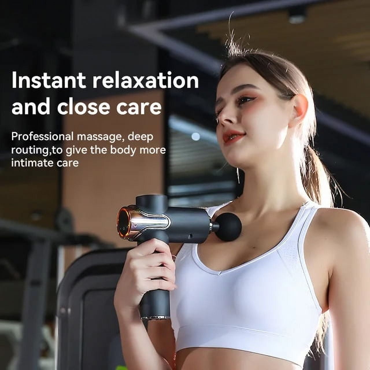 AARTVARK TEES Massage Gun, Deep Relaxing Muscle Massage for Pain Relief, Mini LCD 99 Speed Fascia Gun