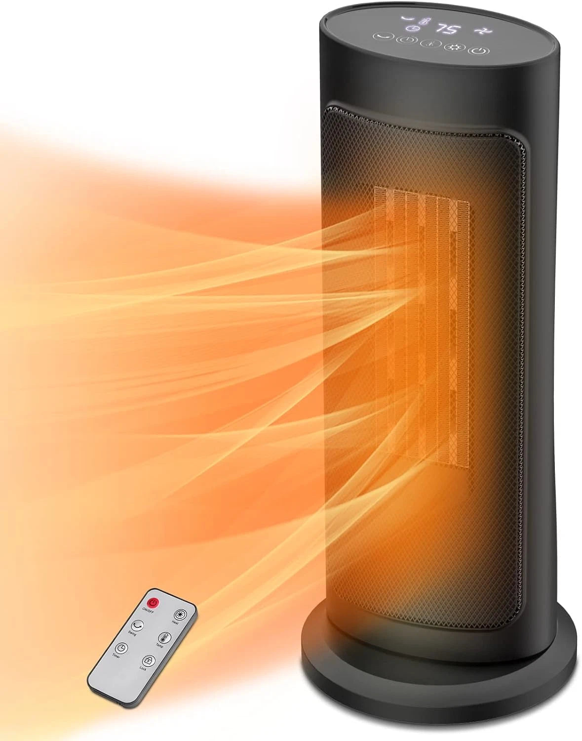 Space Heater Indoor - Energy Efficient Portable Heater with Adjustable Thermostat