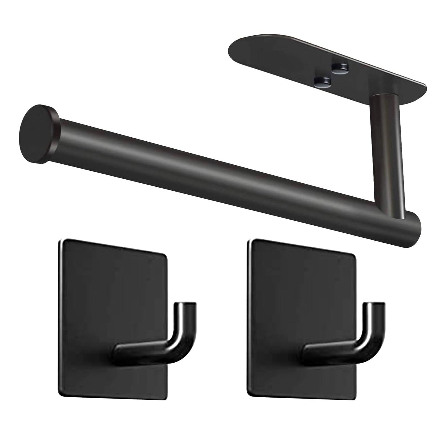 TORIO Wall-Mounted Towel & Paper Towel Holder - Stainless Steel, Easy Install, Space-Saving