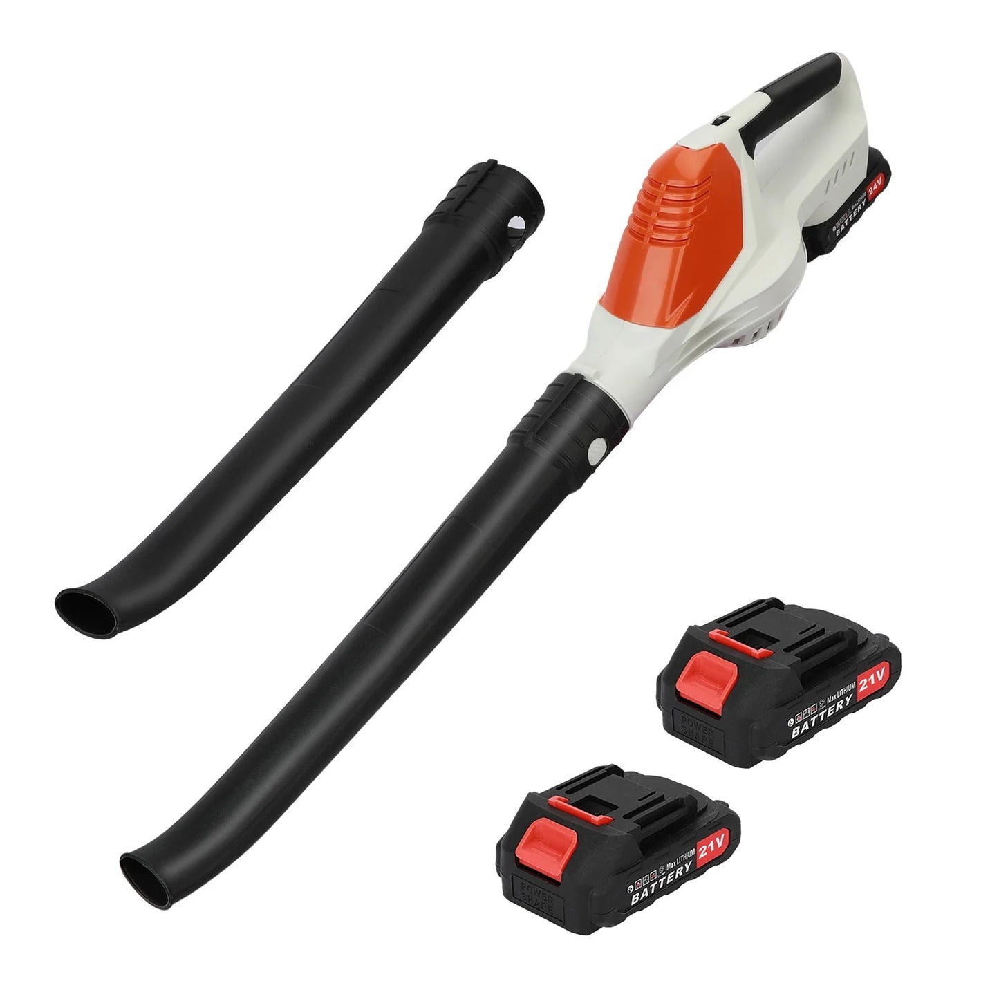 Kuose Leaf Blower,21V 2 x 4000 mAh Battery Cordless Leaf Blower 5 Speed Mode 660CFM Electric Leaf Blowing for Lawn,Yard,Garden,House,Depot,Car