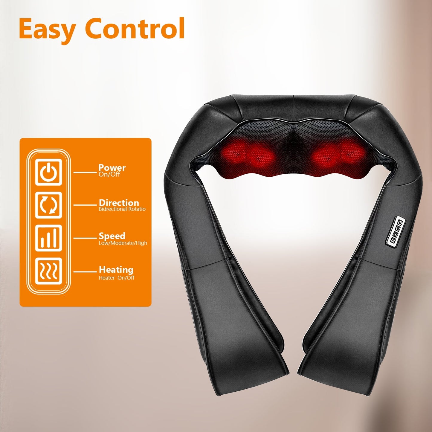 Back Shoulder and Neck Massager with Heat, Gifts for Men Women