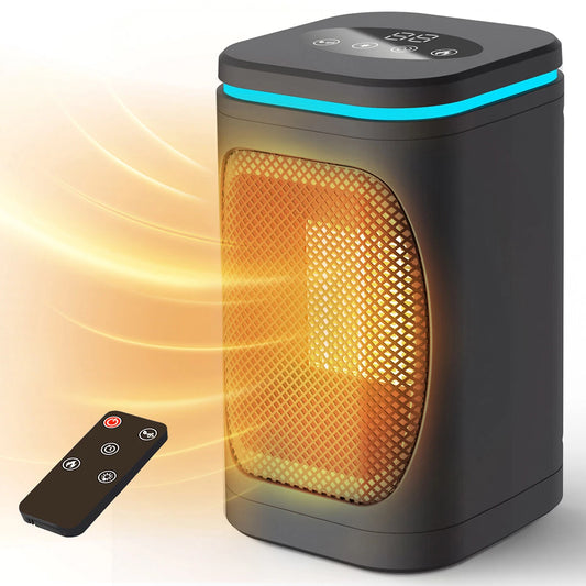 Space Heaters for Indoor Use, Electric Heater with Remote for Bedroom Large Room